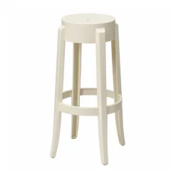 30'' Backless Kage Barstool Polycarbonate - Cream