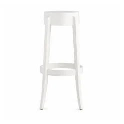 30'' Backless Kage Barstool Polycarbonate - White
