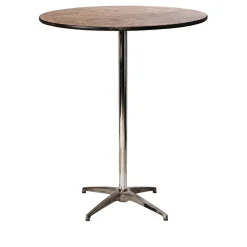 30 Inch Round Cocktail Table Adjustable Height 30" & 42" Event Table