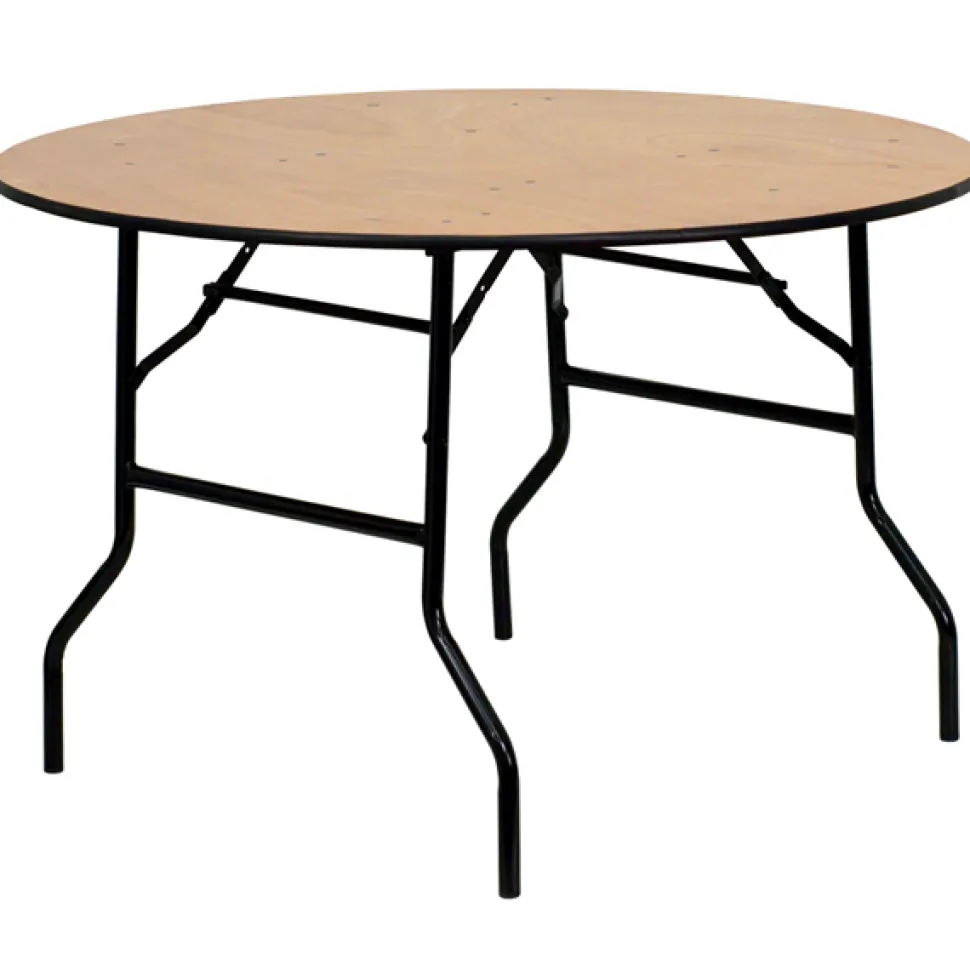 36" Round Plywood Table