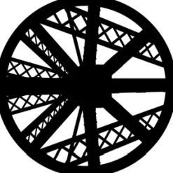 Abstract Truss 1 - Stock Gobo for Gobo Light Projectors - Choose your size!