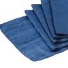 Accordion Crushed Taffeta Table Runner - Navy Blue