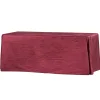 Accordion Crushed Taffeta - 90"x132" Rectangular Tablecloth - Burgundy
