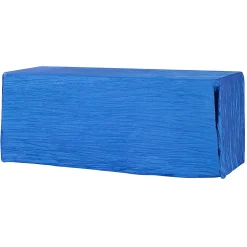 Accordion Crushed Taffeta - 90"x156" Rectangular Tablecloth - Royal Blue