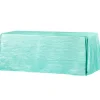 Accordion Crushed Taffeta - 90"x156" Rectangular Tablecloth - Turquoise