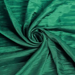 Accordion Crushed Taffeta - 10 Yard Bolt x 54" Wide - Emerald Green