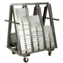 A-Frame Slip-Fit Base Cart - Holds 100 16x14 or 150 8x14 Bases