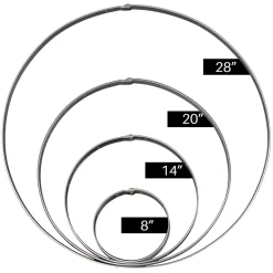 8" Aluminum Ceiling Hoop