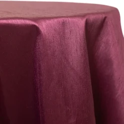 Amethyst - Shantung Satin “Capri” Tablecloth - Many Size Options
