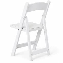 Amigo™ Resin Folding Chair - White