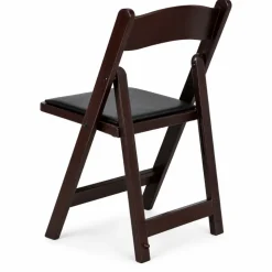 Amigo™ Resin Folding Chair - Red Mahogany