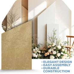Angled Collapsing Chiara Wall Panel (Right Leaning) - Select Your Size!