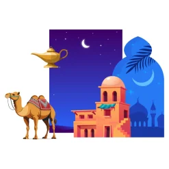 Arabian Nights Foam Core Backdrop Kit by PopScene™