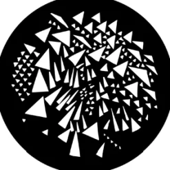 Arcadia 23 - Stock Gobo for Gobo Light Projectors - Choose your size!