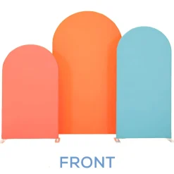 Arched Backdrop Fabirc Set w/ Double Sided Tension Fabric Cover - Whimsical Collection