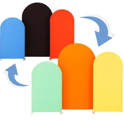 Arched Backdrop Fabric Set w/ Double Sided Tension Fabric Cover - Core Collection