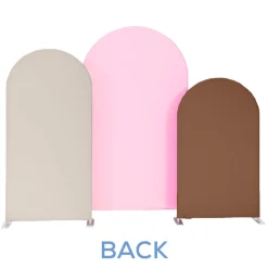 Arched Backdrop Fabric Set w/ Double Sided Tension Fabric Cover - Earth Collection