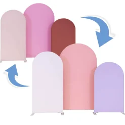 Arched Backdrop Fabric Set w/ Double Sided Tension Fabric Cover - Fairy Tale Collection