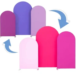 Arched Backdrop Set w/ Double Sided Tension Fabric Cover - Enchanting Collection