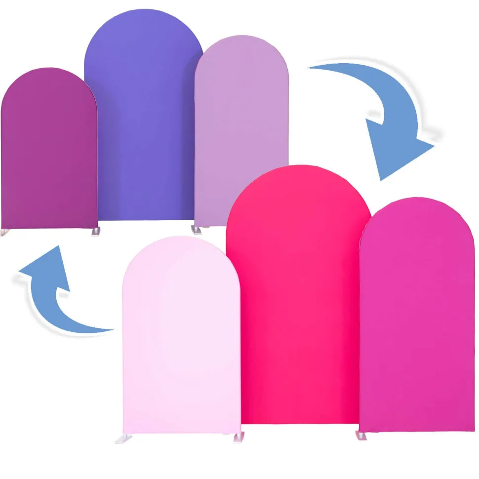 Arched Backdrop Set w/ Double Sided Tension Fabric Cover - Enchanting Collection