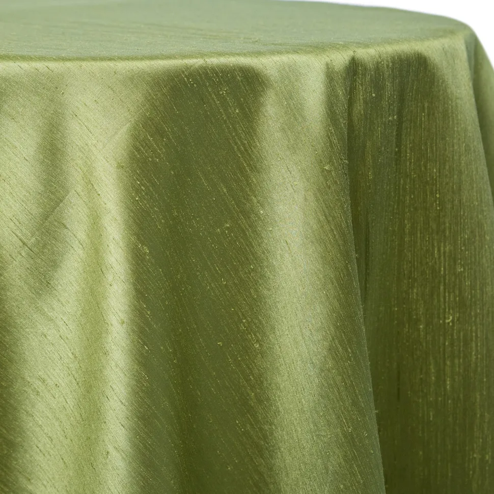 Artichoke - Shantung Satin “Capri” Tablecloth - Many Size Options