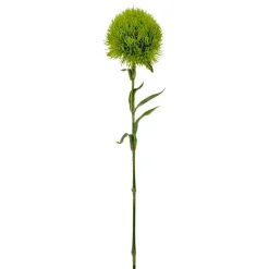 Artificial Dianthus Green Ball Stem 21"