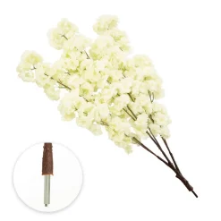 Artificial Hydrangea Bloom Branch — Cream / Ivory | Interchangeable Branch for ModTree™ Collection Trees