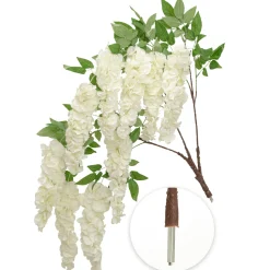 Artificial Wisteria Branch — White | Interchangeable Branch for ModTree™ Collection Trees