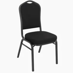 Axiom™ Crown Back Banquet Chair - Black