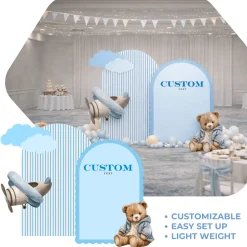 Baby Blue Sky Foam Core Backdrop Kit by PopScene™