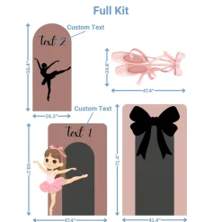 Ballet Studio Foam Core Birthday Backdrop Kit by PopScene™