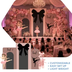 Ballet Studio Foam Core Birthday Backdrop Kit by PopScene™