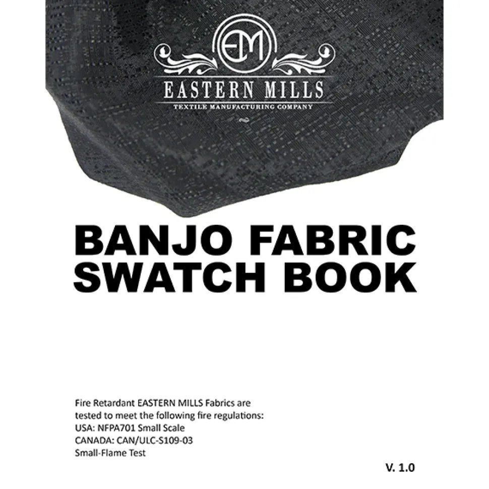 Banjo Fabric Swatch Book by Eastern Mills - All Banjo Products