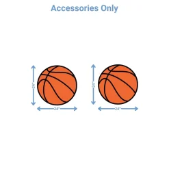 Basketball Arena Foam Core Birthday Backdrop Kit by PopScene™
