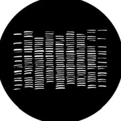 Basket Weave Shutters - Stock Gobo for Gobo Light Projectors - Choose your size!