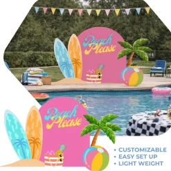 Beach Babe Foam Core Backdrop Kit by PopScene™
