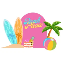 Beach Babe Foam Core Backdrop Kit by PopScene™