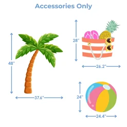 Beach Babe Foam Core Backdrop Kit by PopScene™