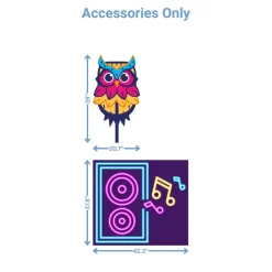 Beach Party 1 Foam Core Birthday Backdrop Kit by PopScene™