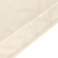 Beige Double Sheer Backdrop Drape – 10ft Height x 10ft Wide Chiffon & Polyester Dual Layer Event Divider Curtain with Rod Pockets