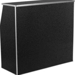 Black Marble Laminate Foldable Bar - 4'