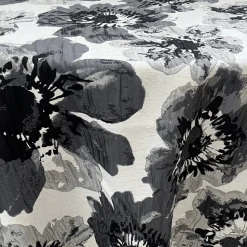 Black Botanica by the Yard - 112" Width