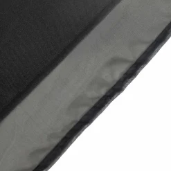 Black Double Sheer Backdrop Drape – 10ft Height x 10ft Wide Chiffon & Polyester Dual Layer Event Divider Curtain with Rod Pockets