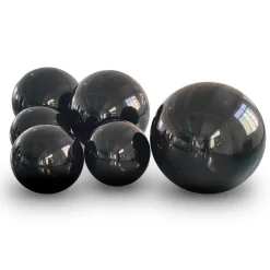 Black Giant Inflatable Mirror Ball Sphere – Maxorb™ Reflective Ceiling Event Decor – Commercial Installation Sizes