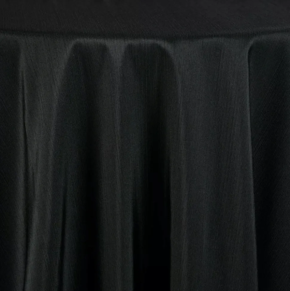 Black La Petite France Jacquard Tablecloth - Multiple Size Options