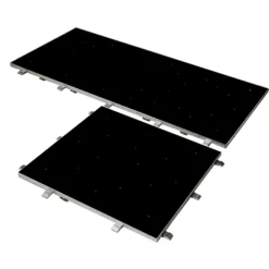 Black LED Starlight Dance Floor Kit - 16ft x 16ft (includes Flight Case)