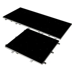 Black LED Starlight Dance Floor Kit - 26ft x 26ft (includes Flight Case)