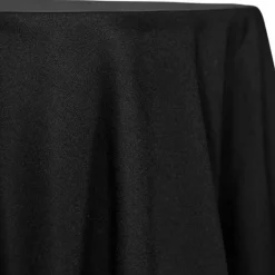 Black - Polyester "Tropical " Tablecloth - Many Size Options