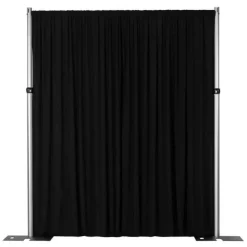 Black 4-Way Stretch Spandex Drape Panel - Choose your Size