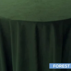 Bliss Velvet Tablecloth by Eastern Mills - Forest - Many Size Options